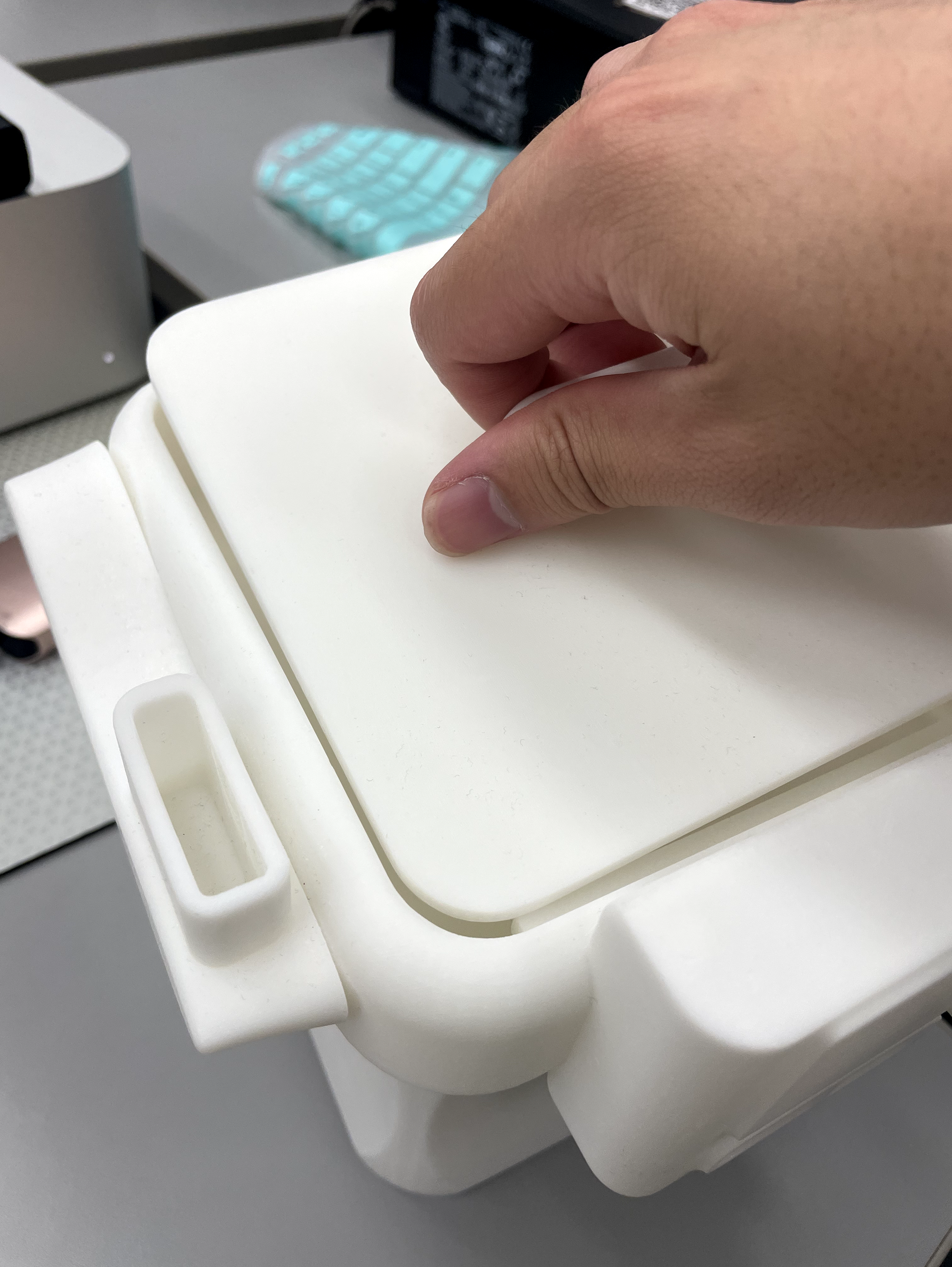 3D printed prototype — internal film reel mechanism